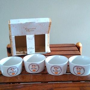 🎶3/$14 NIB Harvest Home Ramekins